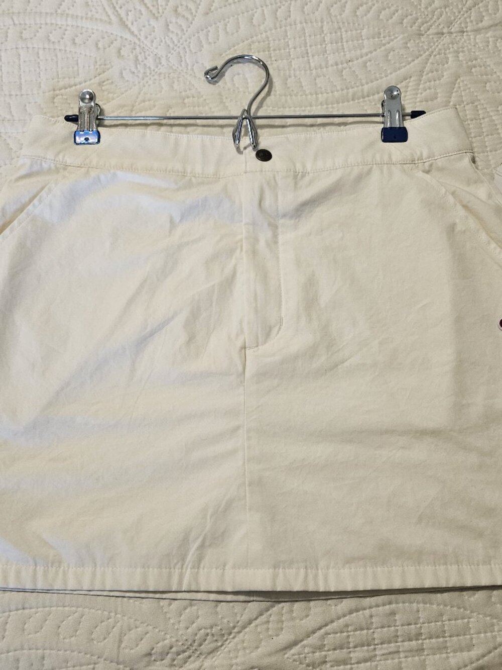 CHAMPION campus skirt, sizes 4, 6, 8, 10, 12 off-white, NWT